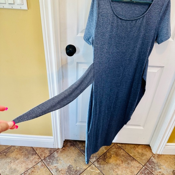 🎉HOST PICK🎉Summer Dress Short Sleeved Maxi with Side Slit-Large - fits Medium - Picture 8 of 8